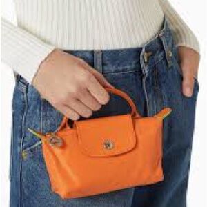 Longchamp Le Pliage Mini Orange Handbag